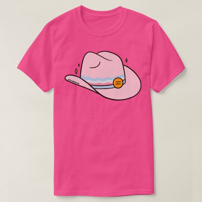 Camiseta Aquarius Cowboy Gorra (Diseño del anverso)
