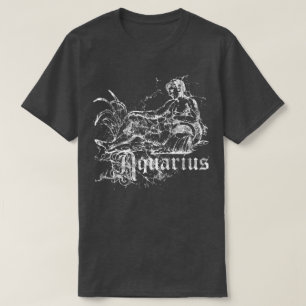 Camiseta Aquarius de cosecha de zodiaco