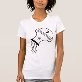 Camiseta Aquarius, el signo de estrella gráfica negra del p