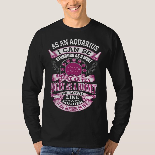 Camiseta Aquarius  It All Depends On You (Anverso)