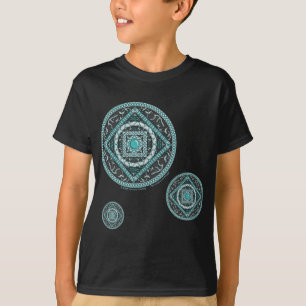 Camiseta Aquarius Mandala Kid's and Baby Dark Shirt