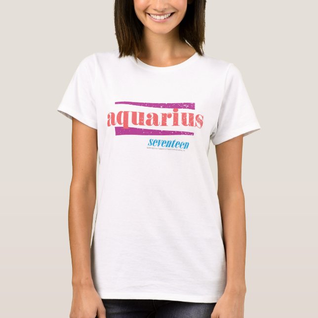 Camiseta Aquarius Pink (Anverso)