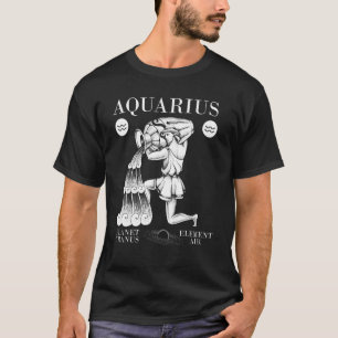 Camiseta Aquarius Planet Uranus Elemento Air 5