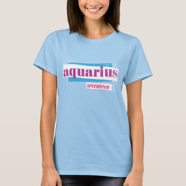 Camiseta Aquarius Purple (Anverso)