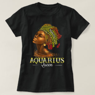 Camiseta Aquarius Reina Mujer Mujeres Símbolo de la fecha d