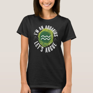 Camiseta Aquarius Zodiac, soy un acuario, arengemos