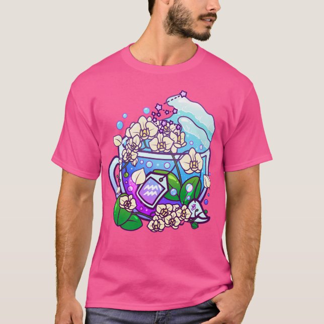 Camiseta Aquarius Zodiac Teacup (Anverso)