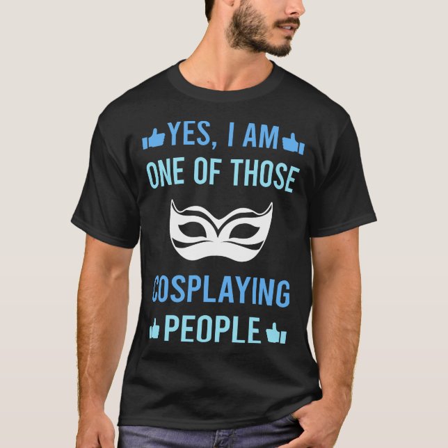 Camiseta Aquellas personas que cojugan Cosplay (Anverso)
