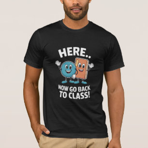Camiseta Aquí Ahora Vuelve A Clase Enfermera Escolar Profes