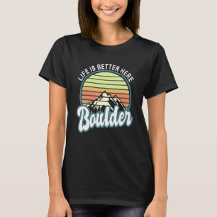 Camiseta Aquí Boulder Colorado