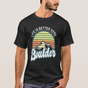 Camiseta Aquí Boulder Colorado