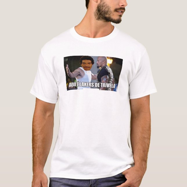 camiseta aqui é lakers de trivela (Anverso)
