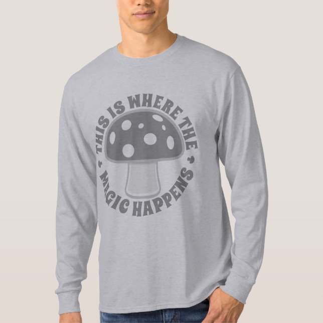 Camiseta Aquí es donde sucede la magia - Psychedelics, (Anverso)