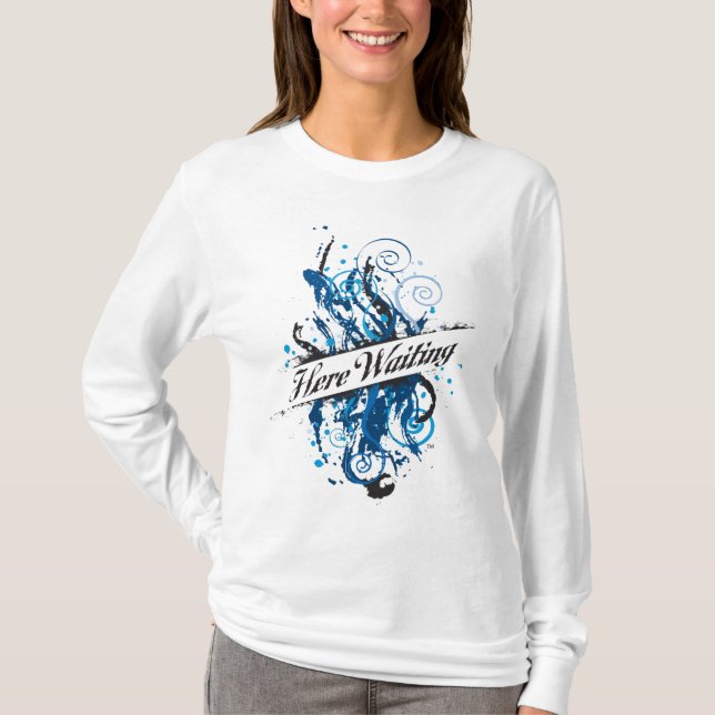 Camiseta Aquí esperando (Anverso)