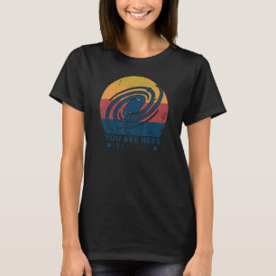 Camiseta Aquí Está Astronomía Vía Láctea Sistema Solar Gal
