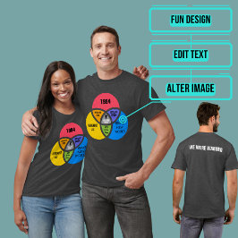 Camiseta Aquí Está Dystopian Future Mashup Ver 02