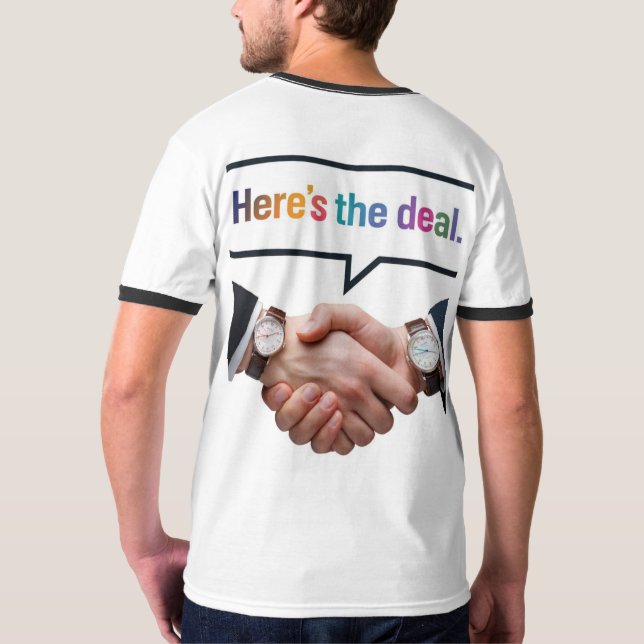 Camiseta Aquí está el acuerdo (Reverso completo)