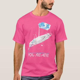 Camiseta Aquí Está La Astronomía De La Galaxia Láctea