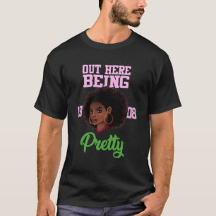 Camiseta Aquí Está La Bonito Sorority Parafernalia Alfa