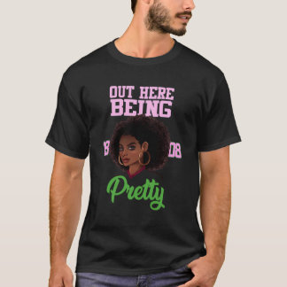 Camiseta Aquí Está La Bonito Sorority Parafernalia Alfa