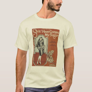 Camiseta Aquí está mi portada del libro de songbook "Mi c