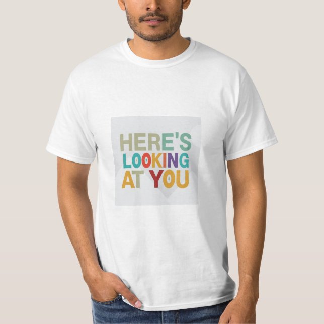 Camiseta Aquí está mirándote (Anverso)