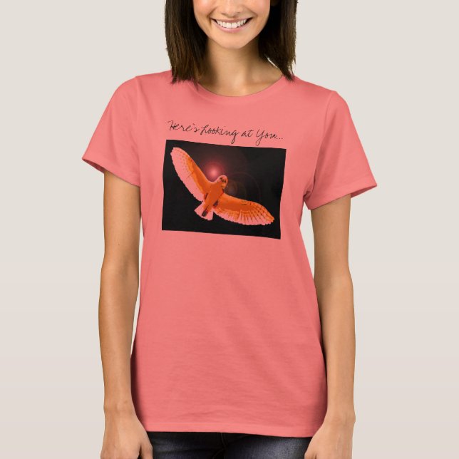 Camiseta Aquí está Mirándote... (Anverso)