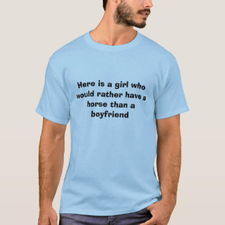 Camiseta Aquí está un chica que tendría bastante un th del