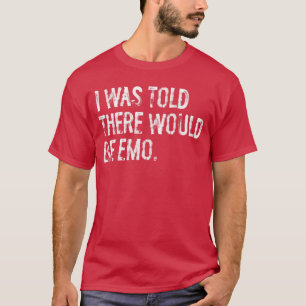 Camiseta Aquí estaría el chico de la música Emo divertido