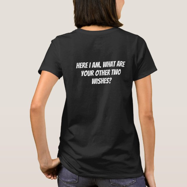Camiseta aquí estoy  (Reverso)