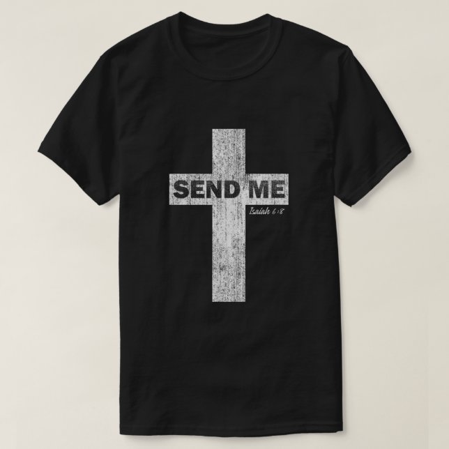 Camiseta Aquí estoy Enviándome Isaiah (Diseño del anverso)