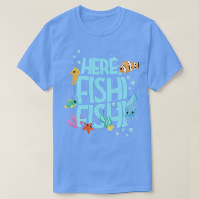 Camiseta Aquí Fishi Fishi (Diseño del anverso)