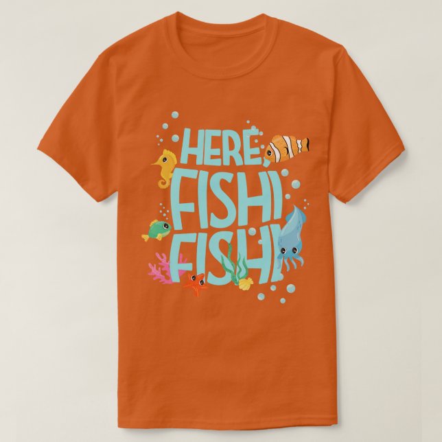 Camiseta Aquí Fishi Fishi (Diseño del anverso)