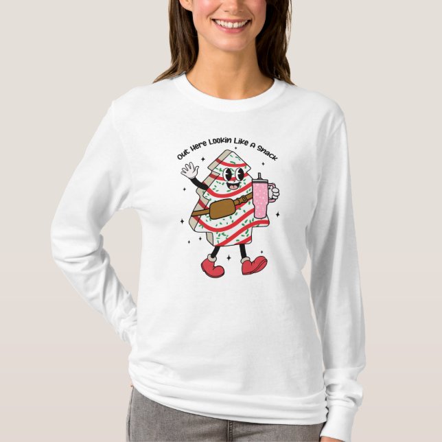Camiseta Aquí Fuera Parece Un Aperitivo - Navidades Boujee (Anverso)