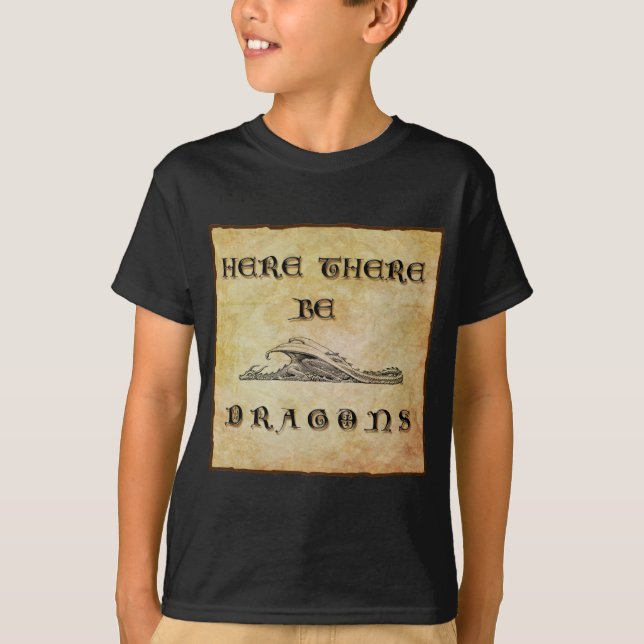 Camiseta Aquí Hay Dragones (Anverso)