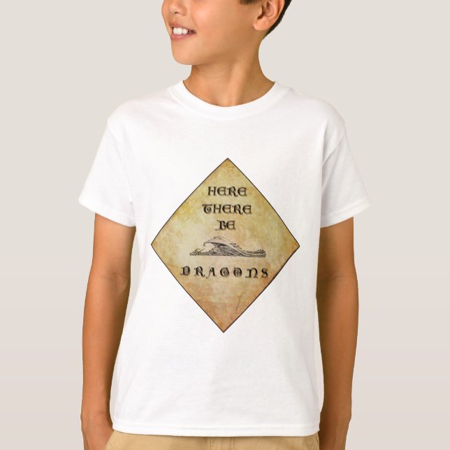 Camiseta Aquí Hay Dragones (Anverso)