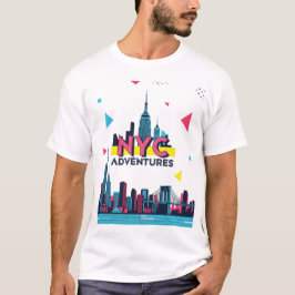 Camiseta Aquí hay un título detallado, etiquetas y descripc