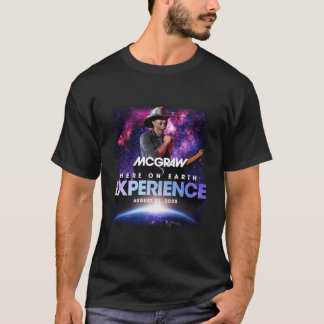 Camiseta Aquí, la experiencia de la Tierra