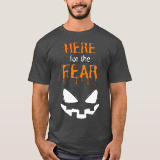 Camiseta Aquí para el disfraz de grupo Fun Fun Halloween