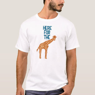 Camiseta Aquí para el Personalizable 🦒 Festival