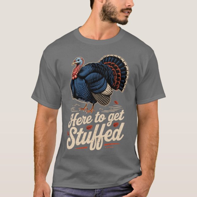 Camiseta Aquí para emborracharse (Anverso)