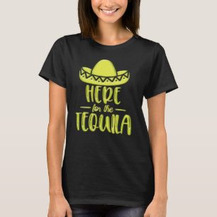 Camiseta Aquí para la Fiesta de Tequila con Lima Neon Amari
