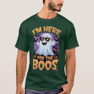 Camiseta Aquí para los Boos: Guay Ghost Vibes