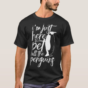 Camiseta Aquí Para Mascota De Todos Los Pingüinos De La Ant