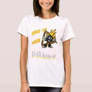 Camiseta Aquí Para Romper Tu Billiard Player Snookpool 8