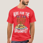 Camiseta Aquí Por El Judío Sufganiyot Chanukah Dreidel Ha<br><div class="desc">Aquí Para El Judío Sufganiyot Chanukah Dreidel Hannukah .</div>