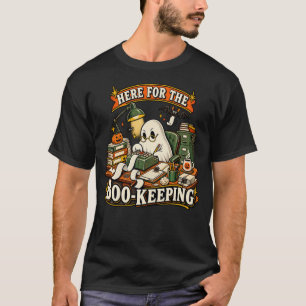 Camiseta Aquí por la Contabilidad Divertida del Contador Ha