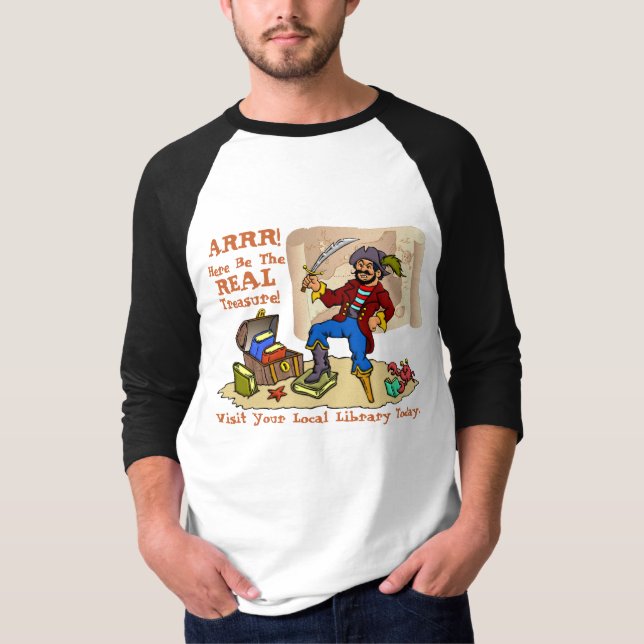 Camiseta ¡Aquí sea el tesoro REAL! (Anverso)