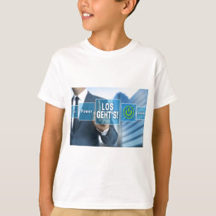 Camiseta Aquí vamos (alemán los gehts) concepto de pantalla