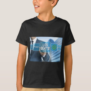 Camiseta Aquí vamos (alemán los gehts) concepto de pantalla